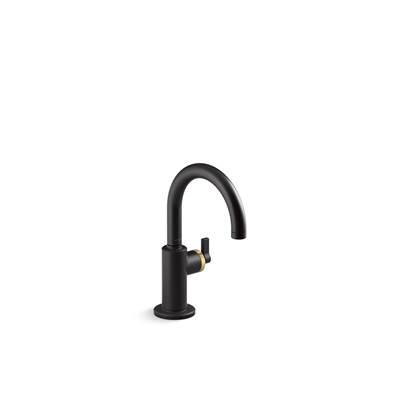 Beverage faucet - Matte Black With Brushed Moderne Brass by Kohler