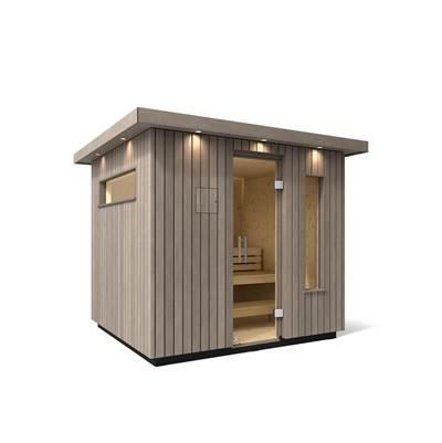 Kohler Five-person Outdoor Sauna - Weathered Grey Spruce by Kohler