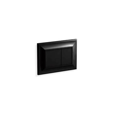 Kohler Memoirs Flush actuator plate for 2'' x 4'' in-wall tank and carrier system - Black by Kohler