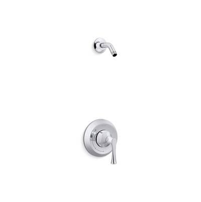 Kohler BuckleyE Rite-Temp shower trim kit, without showerhead - Polished Chrome by Kohler