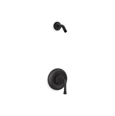 Kohler BuckleyE Rite-Temp shower trim kit, without showerhead - Matte Black by Kohler