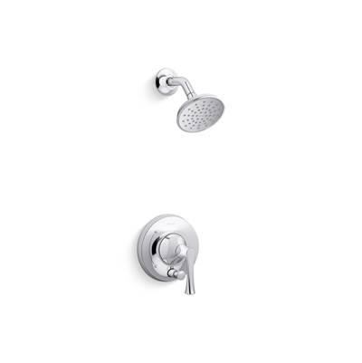 Kohler BuckleyE Rite-Temp shower trim kit with push-button diverter, 1.75 gpm - Polished Chrome by Kohler
