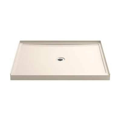 Kohler Rely 60-in x 42-in Single-Threshold Shower Base with Center Drain, Ice Grey - Ice Gray by Kohler