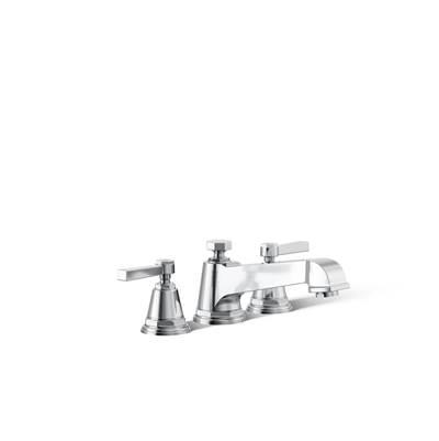 Kohler Pinstripe Pure Deck-mount bath faucet trim - Polished Chrome by Kohler