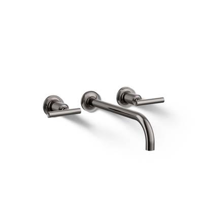 Kohler Purist Wall-mount bathroom sink faucet trim with Lever handles, 1.2 gpm - Vibrant Titanium by Kohler