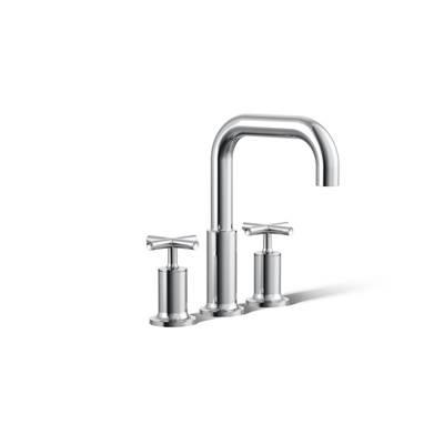 Kohler Purist Deck-mount bath faucet trim with Cross handles - Polished Chrome by Kohler