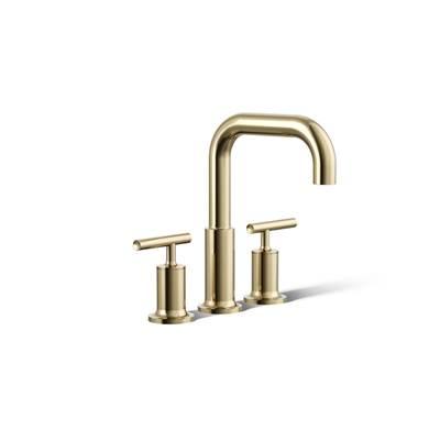 Kohler Purist Deck-mount bath faucet trim with Lever handles - Vibrant French Gold by Kohler