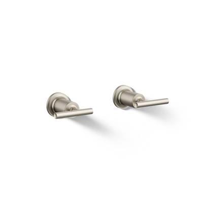 Kohler Purist Deck- or wall-mount bath faucet handle trim with lever design - Vibrant Brushed Nickel by Kohler