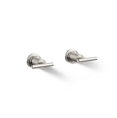 Kohler Purist Deck- or wall-mount bath faucet handle trim with lever design - Vibrant Polished Nickel by Kohler