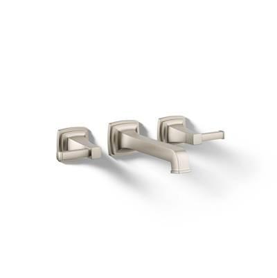 Kohler Riff Wall-mount bathroom sink faucet trim, 1.2 gpm - Vibrant Brushed Nickel by Kohler