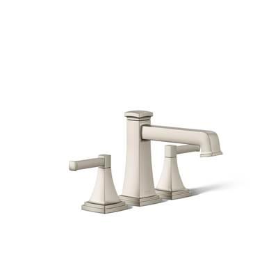 Kohler Riff Deck-mount bath faucet trim with diverter - Vibrant Brushed Nickel by Kohler