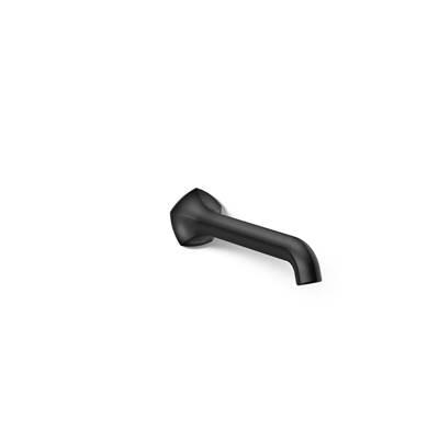 Kohler Occasion Wall-mount bathroom sink faucet spout with Straight design, 1.2 gpm - Matte Black by Kohler