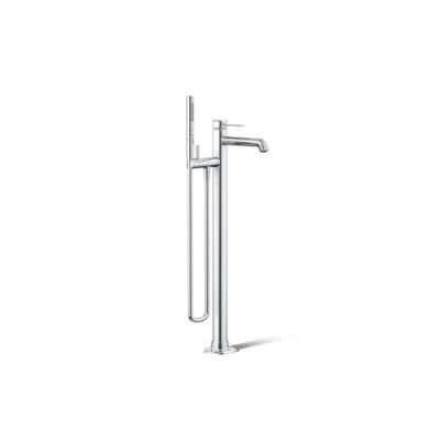 Kohler Occasion Floor-mount bath filler trim with handshower - Polished Chrome by Kohler