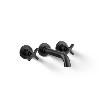 Kohler CastiaE by Studio McGee Wall-mount bath faucet trim - Matte Black by Kohler
