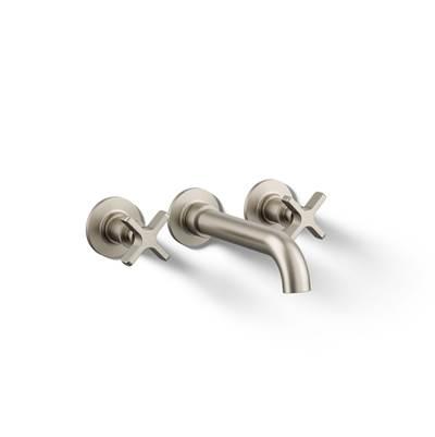 Kohler CastiaE by Studio McGee Wall-mount bath faucet trim - Vibrant Brushed Nickel by Kohler