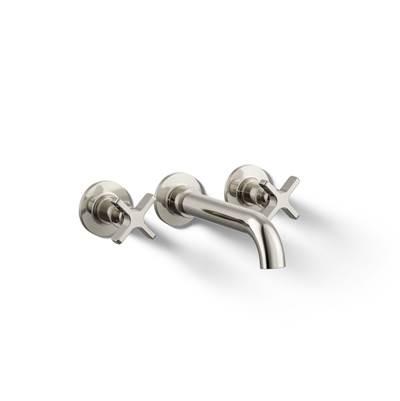 Kohler CastiaE by Studio McGee Wall-mount bath faucet trim - Vibrant Polished Nickel by Kohler