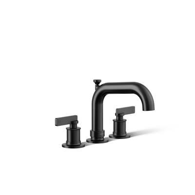 Kohler CastiaE by Studio McGee Deck-mount bath faucet trim with diverter - Matte Black by Kohler