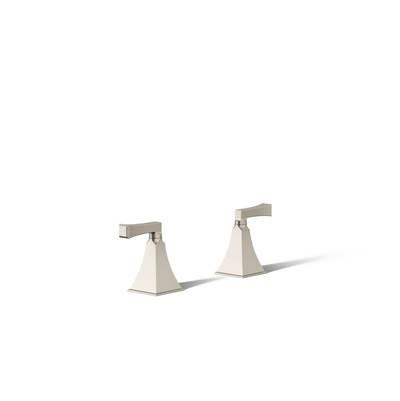 Kohler Memoirs Stately Deck-mount bath faucet handle trim - Vibrant Brushed Nickel by Kohler