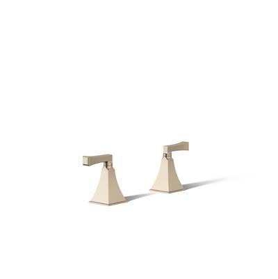 Kohler Memoirs Stately Deck-mount bath faucet handle trim - Vibrant Brushed Bronze by Kohler