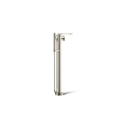 Kohler Composed Floor-mount bath filler trim with handshower - Vibrant Brushed Nickel by Kohler