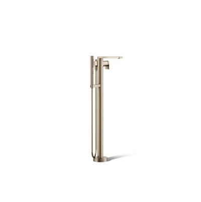 Kohler Composed Floor-mount bath filler trim with handshower - Vibrant Brushed Bronze by Kohler