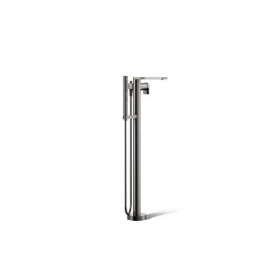 Kohler Composed Floor-mount bath filler trim with handshower - Vibrant Titanium by Kohler