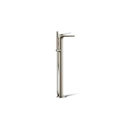 Avid Floor-mount bath filler trim - Vibrant Brushed Nickel by Kohler