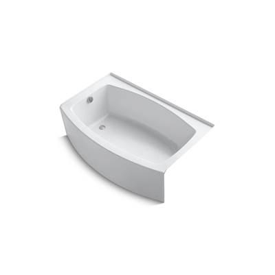 Kohler Expanse 60'' x 32'' alcove bath, left drain - White by Kohler