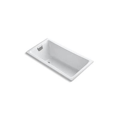 Kohler Tea-for-Two 60'' x 32'' drop-in Heated BubbleMassageE air bath - White by Kohler