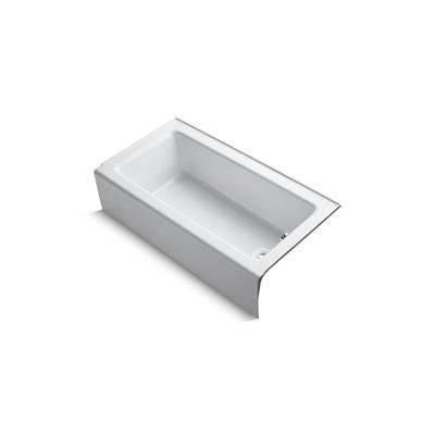 Bellwether 60'' x 32'' alcove bath, right drain - White by Kohler