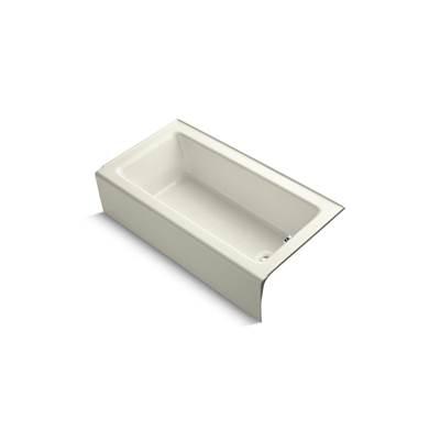 Bellwether 60'' x 32'' alcove bath, right drain - Biscuit by Kohler