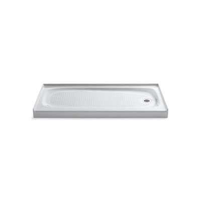 Kohler Salient 60'' x 30'' alcove shower base, right drain - White by Kohler