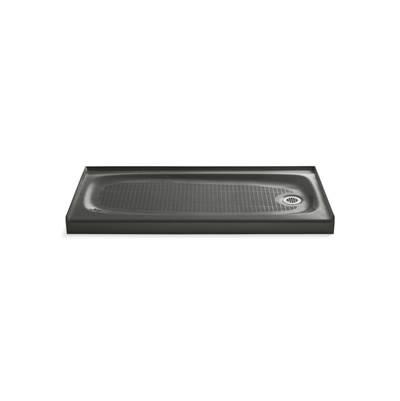 Kohler Salient 60'' x 30'' alcove shower base, right drain - Thunder Grey by Kohler