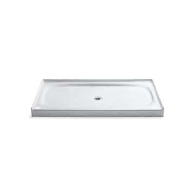 Kohler Salient 60'' x 36'' alcove shower base, center drain - White by Kohler