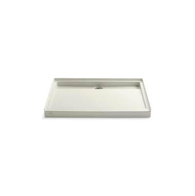 Groove 48'' x 36'' alcove shower base, rear center drain