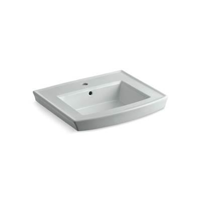 Archer 24'' rectangular pedestal bathroom sink