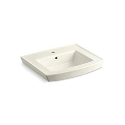 Archer 24'' rectangular pedestal bathroom sink