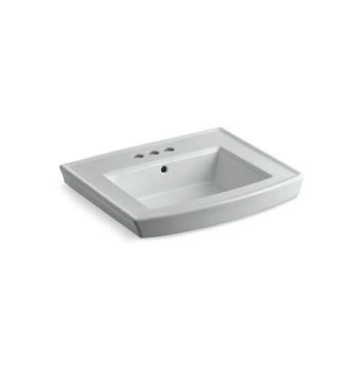 Archer 24'' rectangular pedestal bathroom sink