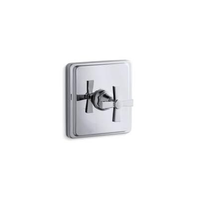 Kohler Pinstripe Pure MasterShower temperature control valve trim with Lever handle - Polished Chrome by Kohler
