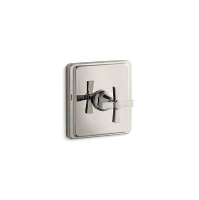 Kohler Pinstripe Pure MasterShower temperature control valve trim with Lever handle - Vibrant Polished Nickel by Kohler