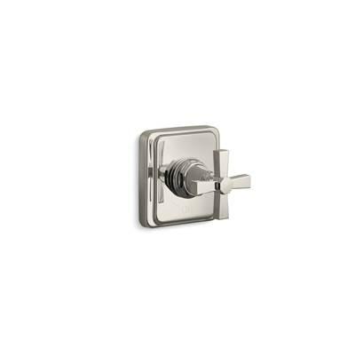 Kohler Pinstripe Pure MasterShower volume control valve trim with cross handle - Vibrant Polished Nickel by Kohler