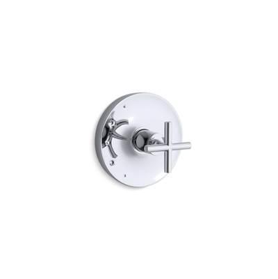 Kohler Purist Rite-Temp valve trim with cross handle - Polished Chrome by Kohler