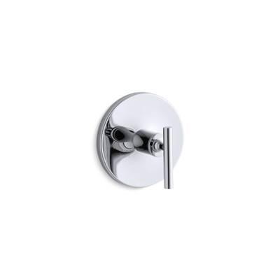Kohler Purist MasterShower temperature control valve trim with lever handle - Polished Chrome by Kohler