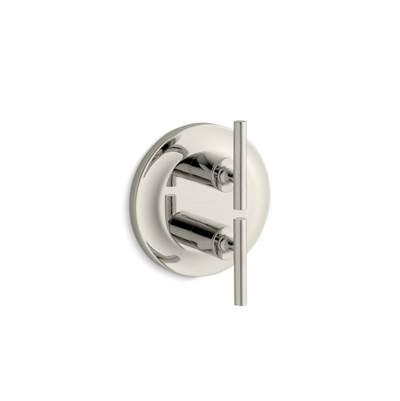 Kohler Purist MasterShower temperature and volume control valve trim - Vibrant Polished Nickel by Kohler
