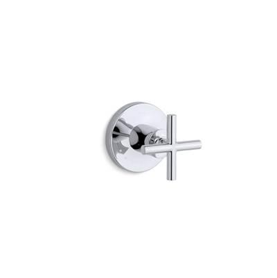 Kohler Purist MasterShower volume control valve trim with cross handle - Polished Chrome by Kohler