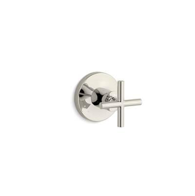 Kohler Purist MasterShower volume control valve trim with cross handle - Vibrant Polished Nickel by Kohler