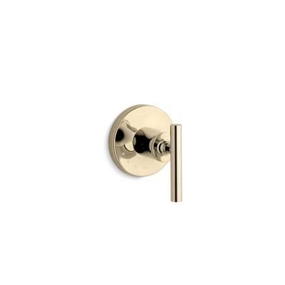 Kohler Purist MasterShower volume control valve trim with lever handle - Vibrant French Gold by Kohler