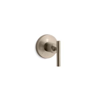 Kohler Purist MasterShower volume control valve trim with lever handle - Vibrant Brushed Bronze by Kohler