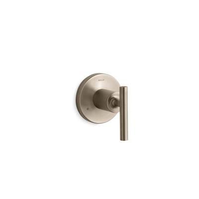 Kohler Purist MasterShower transfer valve trim with lever handle - Vibrant Brushed Bronze by Kohler