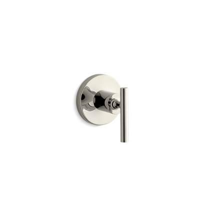 Kohler Purist MasterShower transfer valve trim with lever handle - Vibrant Polished Nickel by Kohler